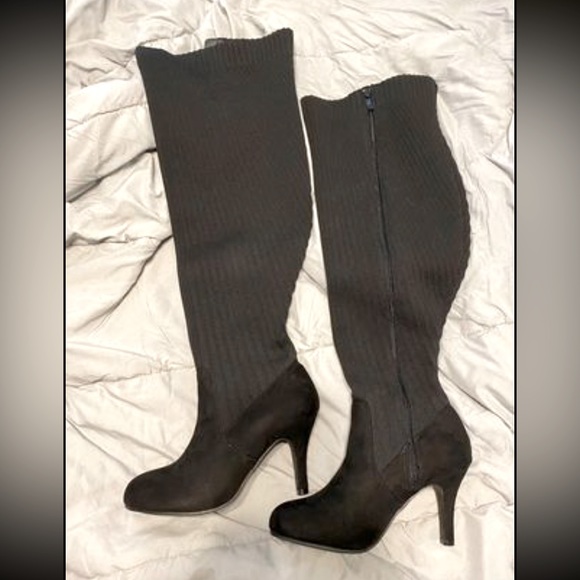 Torrid over the knee sweater boot